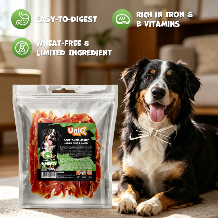 Przysmak dla psa piers z kaczki 500g Uniq Pets