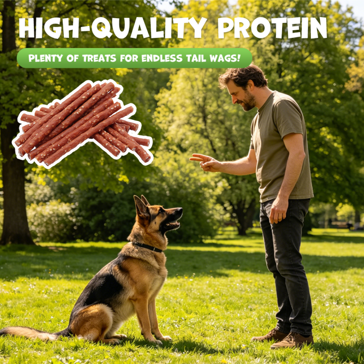UNIQ PETS przysmaki dla psa paluszki z kaczką i ryżem 500g