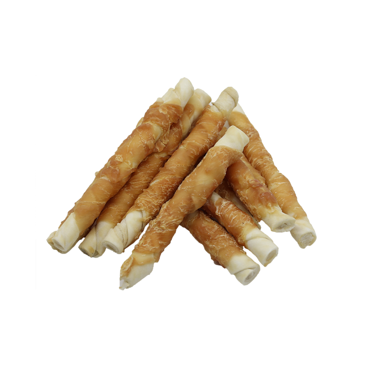 Przysmak przekąska dla psa kurczak ze skórą wołową 500g UNIQ PETS