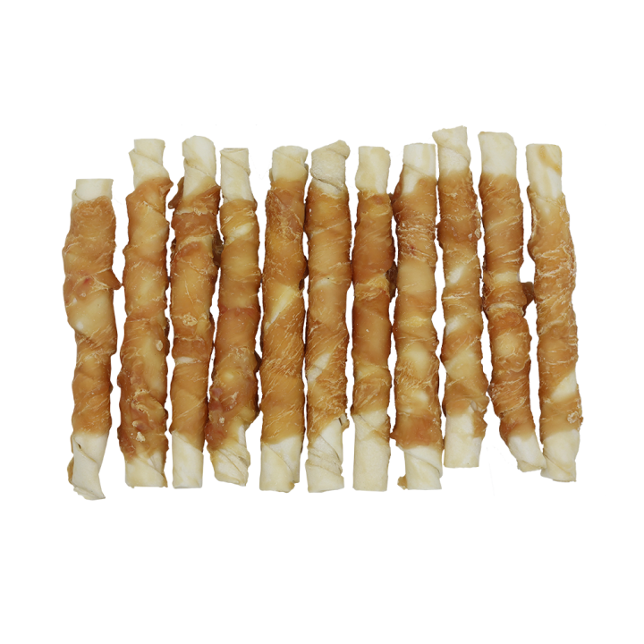 Przysmak przekąska dla psa kurczak ze skórą wołową 500g UNIQ PETS