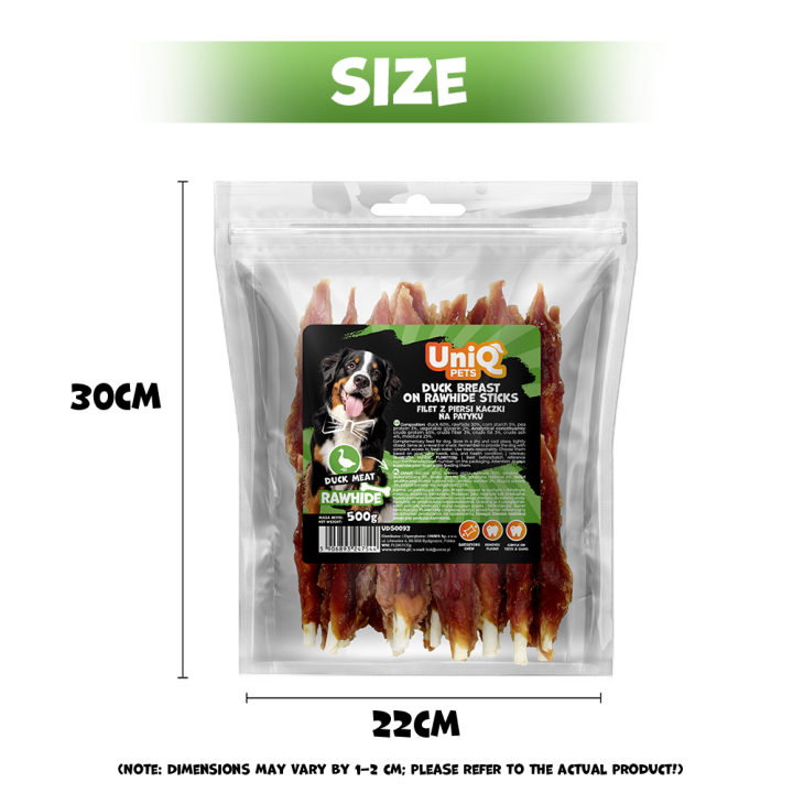 Przysmak przekąska dla psa filet z kaczki 500g UNIQ PETS