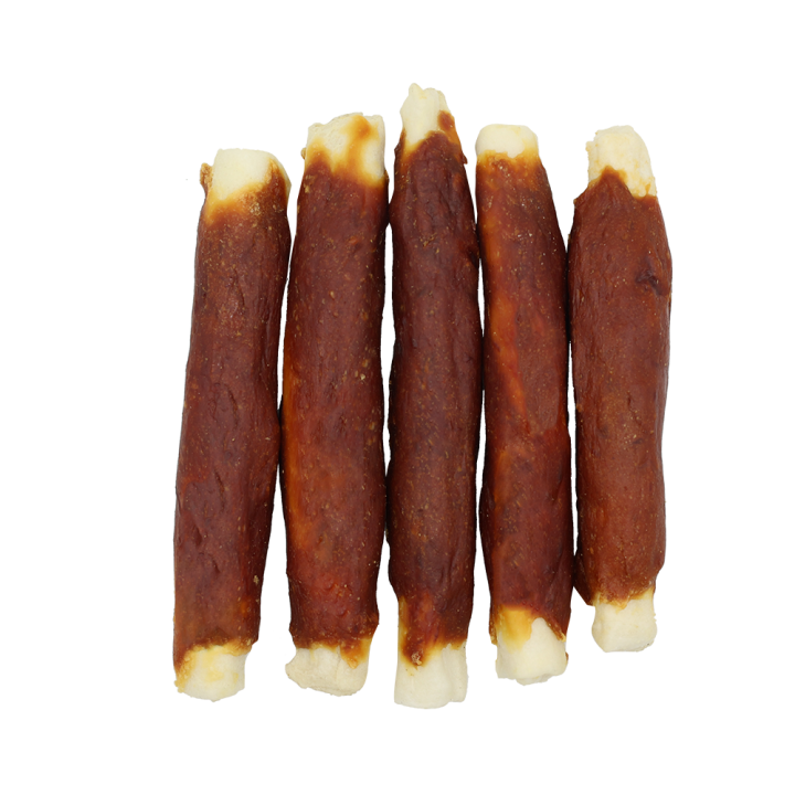 UNIQ PETS przysmaki dla psa paluch z kaczki i skóry wołowej 500g
