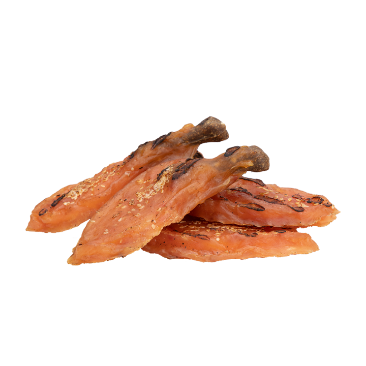 UNIQ PETS PRZYSMAKI DLA PSA MEATY 500g udka z kurczaka BBQ z białym sezamem