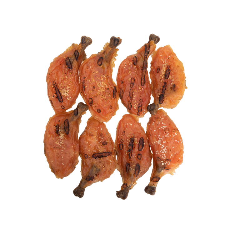 UNIQ PETS PRZYSMAKI DLA PSA MEATY 500g udka z kurczaka BBQ z białym sezamem