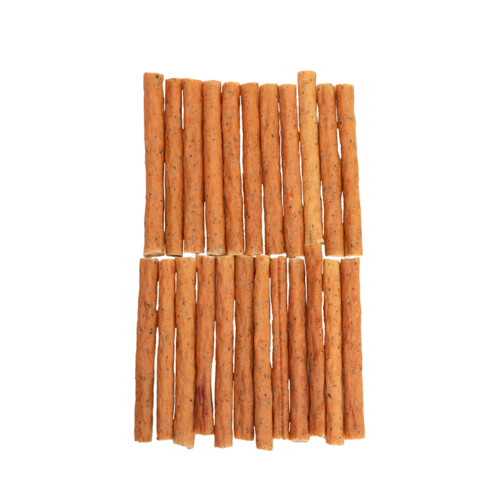 UNIQ PETS PRZYSMAKI DLA PSA CHEWY 500g paluszki z kurczakiem, marchewką i pietruszką