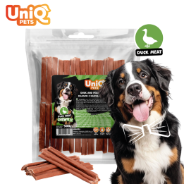UNIQ PETS PRZYSMAKI DLA PSA CHEWY 500g paluszki z kaczką i gruszką