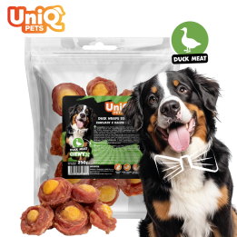 Smaczki dla psa kaczka z żółtkiem jajka 250g Uniq Pets