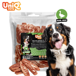 UNIQ PETS PRZYSMAKI DLA PSA MEATY 500g filety z kaczki z chrząstką