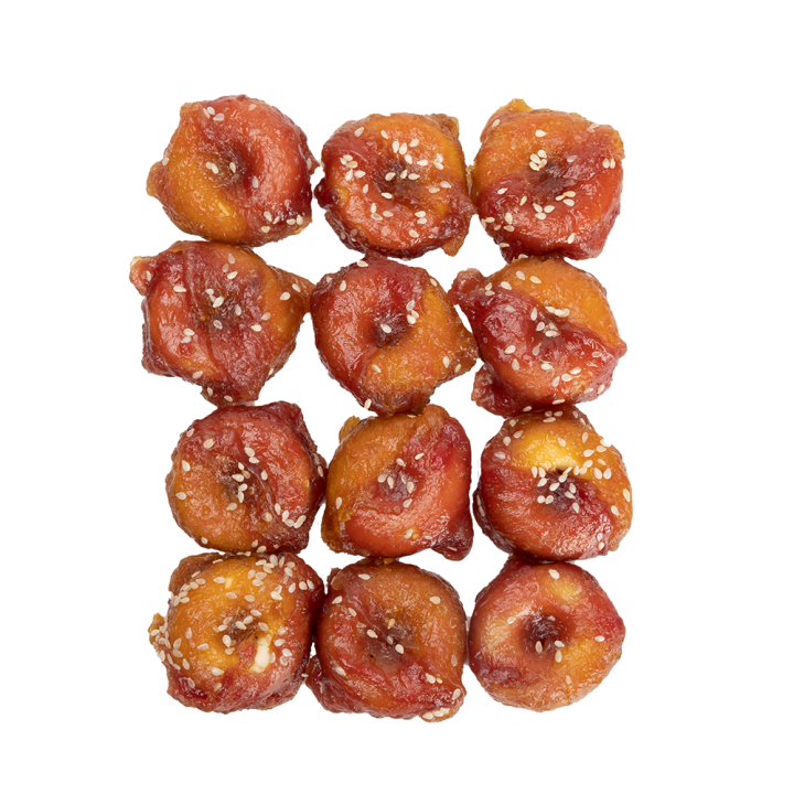 UNIQ PETS PRZYSMAKI DLA PSA CHEWY 500g bajgle z kurczakiem, jagnięciną i białym sezamem 4cm