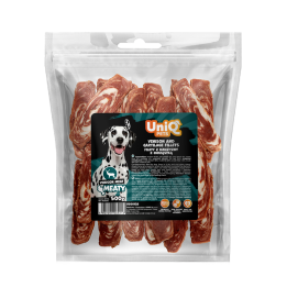 UNIQ PETS PRZYSMAKI DLA PSA MEATY 500g filety z dziczyzny z chrząstką
