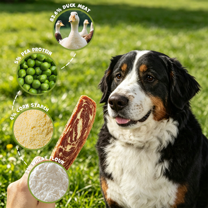 UNIQ PETS PRZYSMAKI DLA PSA MEATY 500g filety z kaczki z chrząstką