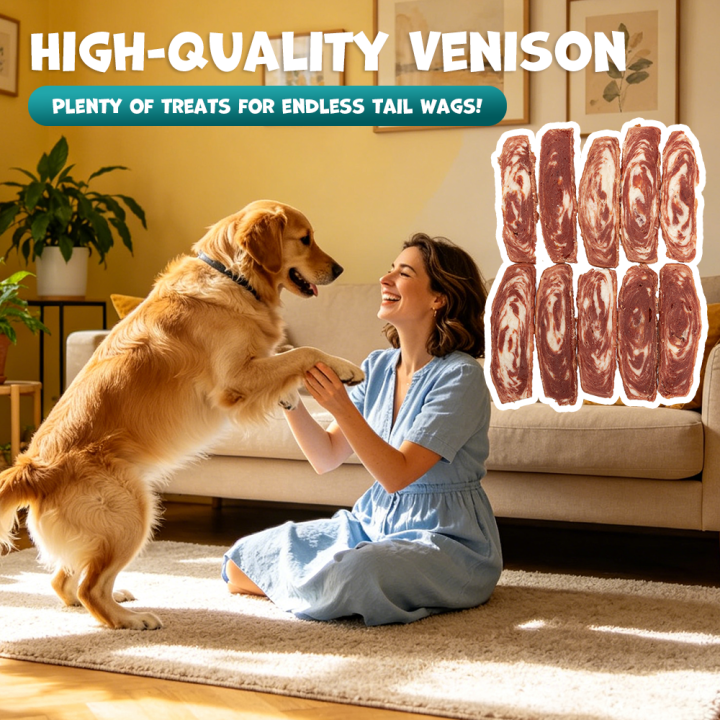 UNIQ PETS PRZYSMAKI DLA PSA MEATY 500g filety z dziczyzny z chrząstką