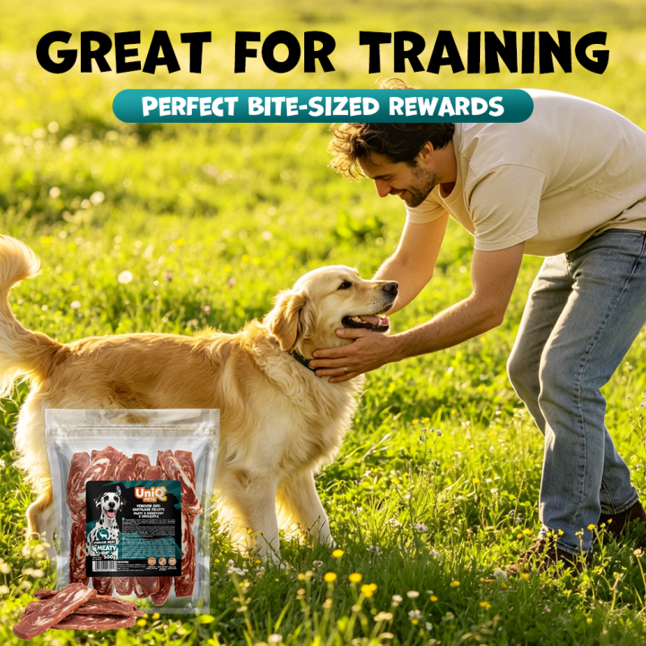 UNIQ PETS PRZYSMAKI DLA PSA MEATY 500g filety z dziczyzny z chrząstką