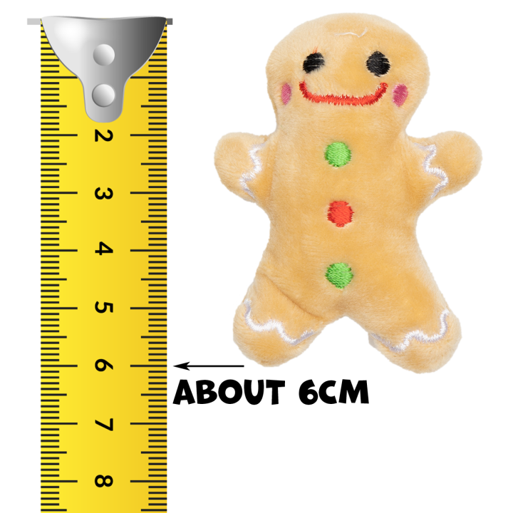 UNIQ PETS Pluszowa zabawka dla kota PURRNIP świąteczna główka z kocimiętką 7×6 cm