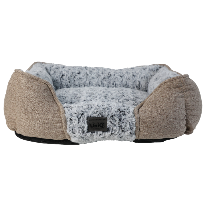 UNIQ PETS Legowisko dla psa prostokątne GLAMOUR PLUSH brązowe