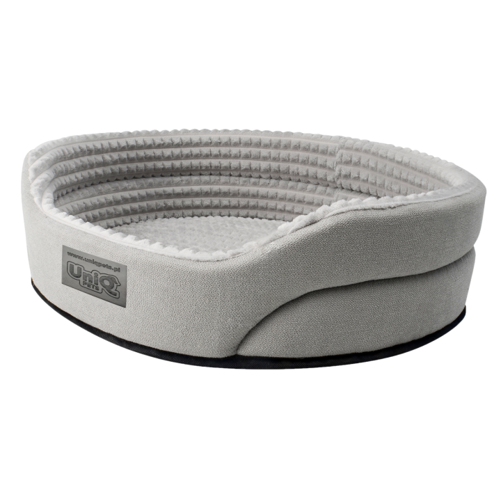UNIQ PETS Legowisko dla psa okrągłe COMFORT ZONE szare