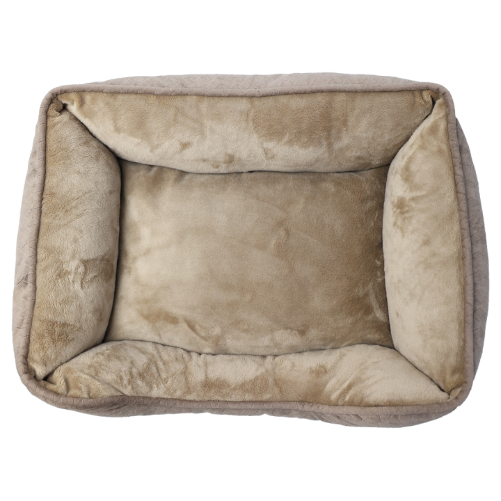 UNIQ PETS Legowisko dla psa prostokątne BRAID BROWN zipper