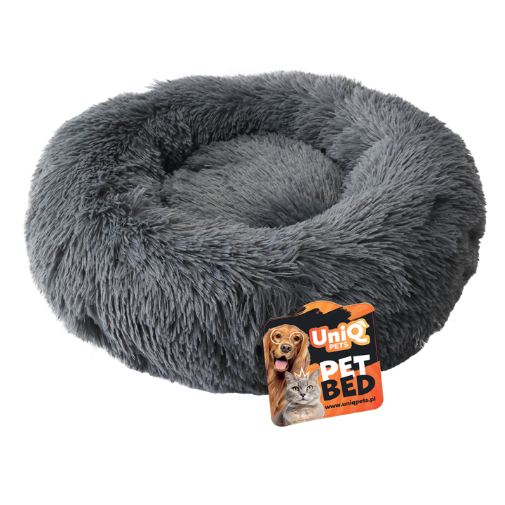 UNIQ PETS Legowisko dla psa pluszowe okrągłe DONUT
