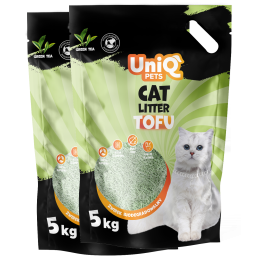 UNIQ PETS Żwirek tofu dla kota zielona herbata biodegradowalny