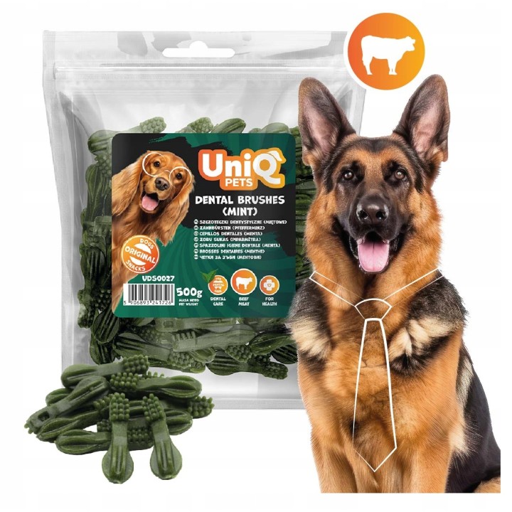 Przysmaki dentystyczne dla psa szczoteczki 500g Uniq Pets
