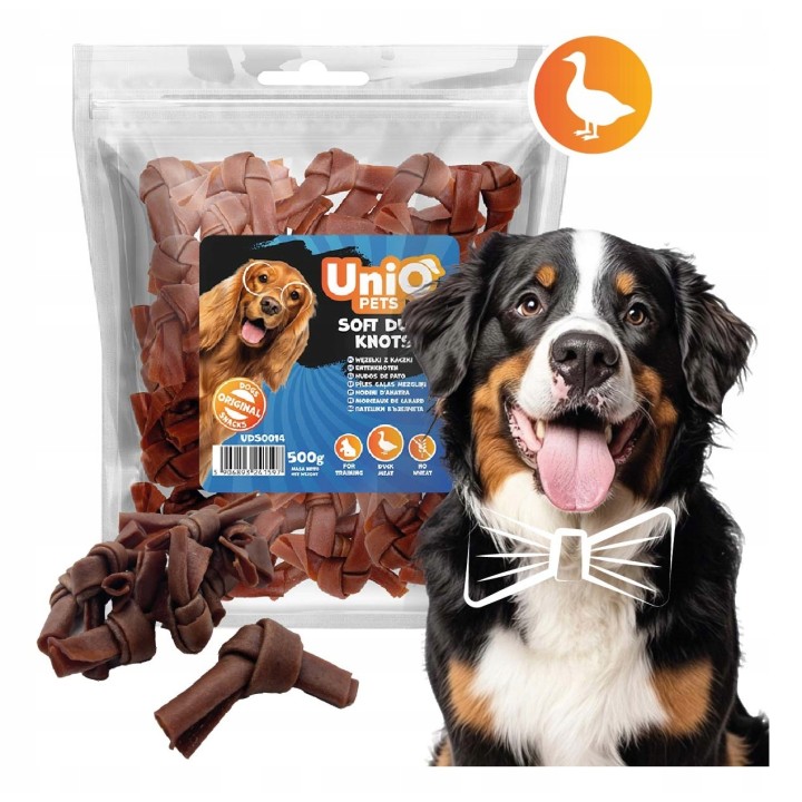 Smaczki dla psa kaczka 500g Uniq Pets