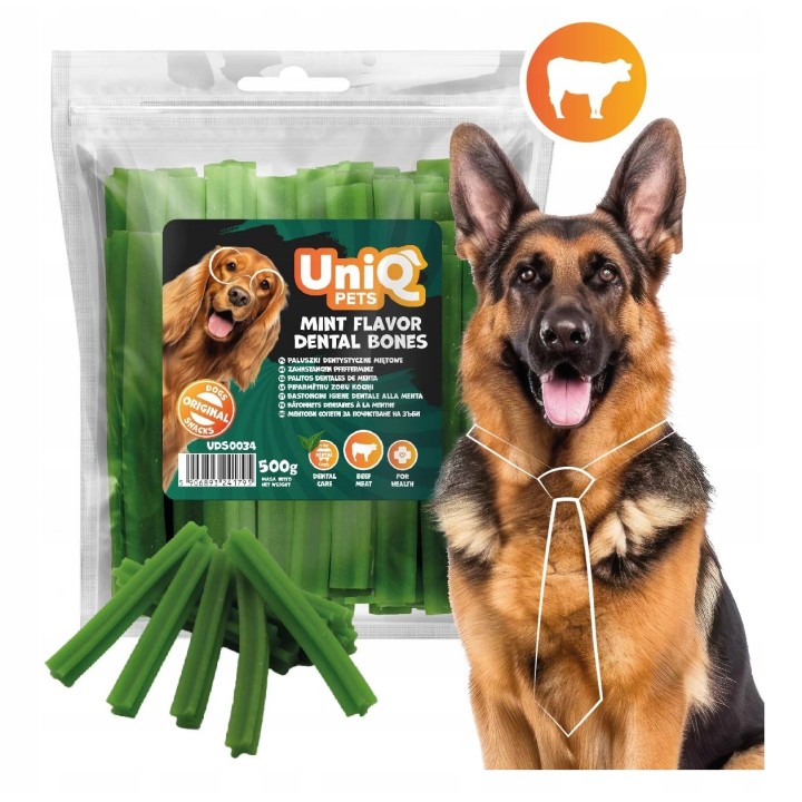 Gryzaki dentystyczne dla psa paluszki dla psa z batatów 500g Uniq Pets