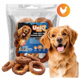 Donut przysmak dla psa wołowina z jagnieciną 500g Uniq Pets
