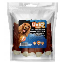 Paleczki dla psa jagnięcina ze skórą wołową 500g Uniq Pets