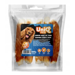 Paluchy dla psa z kurczakiem naturalne przysmaki dla psa 500g Uniq Pets