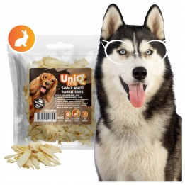 Uszy królicze dla psa małe 80g Uniq Pets
