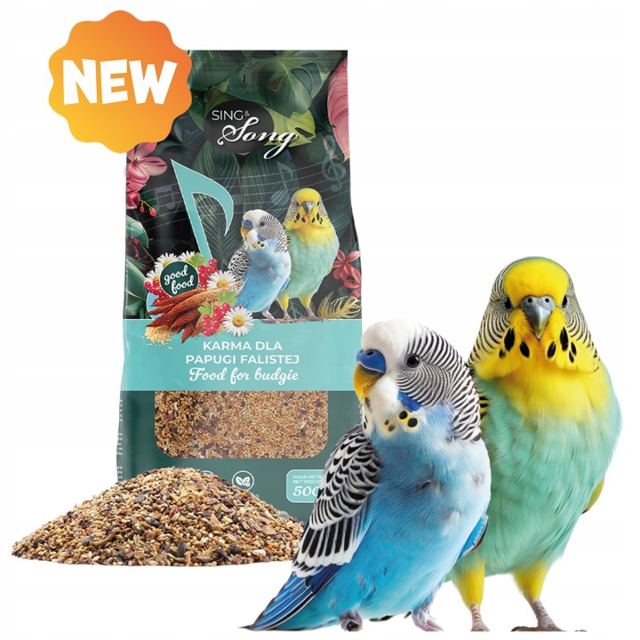 SING&SONG Karma dla papugi falistej 500g