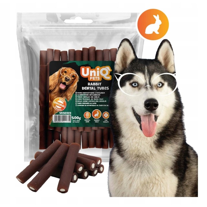 Gryzak dentystyczny dla psa z jagnięciny 500g Uniq Pets