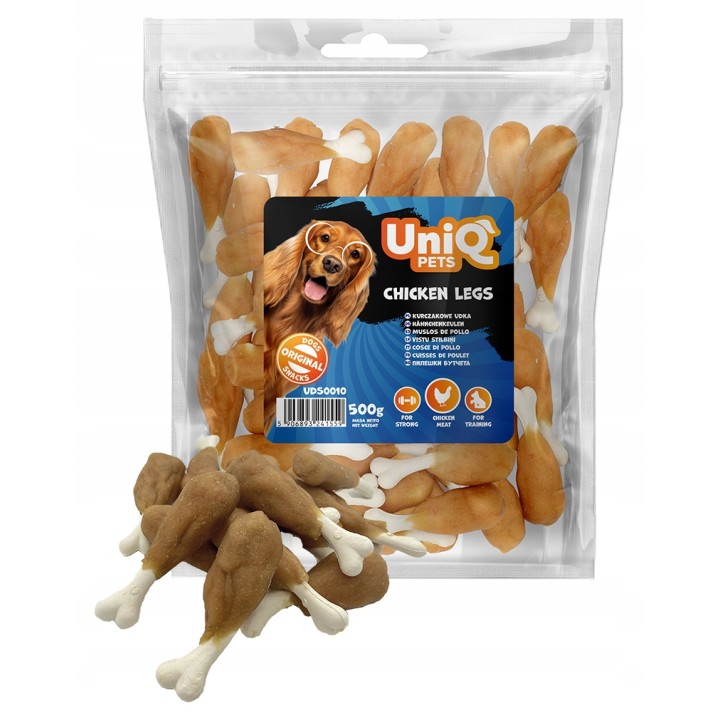 Udka z kurczaka dla psa 500g Uniq Pets