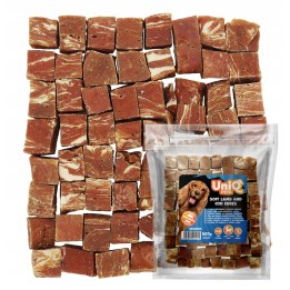 UNIQ PETS przysmaki dla psa 500g kostki z jagnięciny i dorsza miękkie