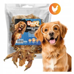 Przysmaki dla psa z kurczaka i ryby 500g Uniq Pets