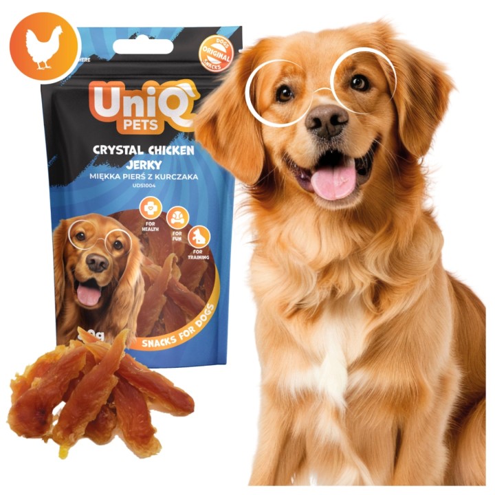 UNIQ PETS Przysmak dla psa miękka pierś z kaczki 80g