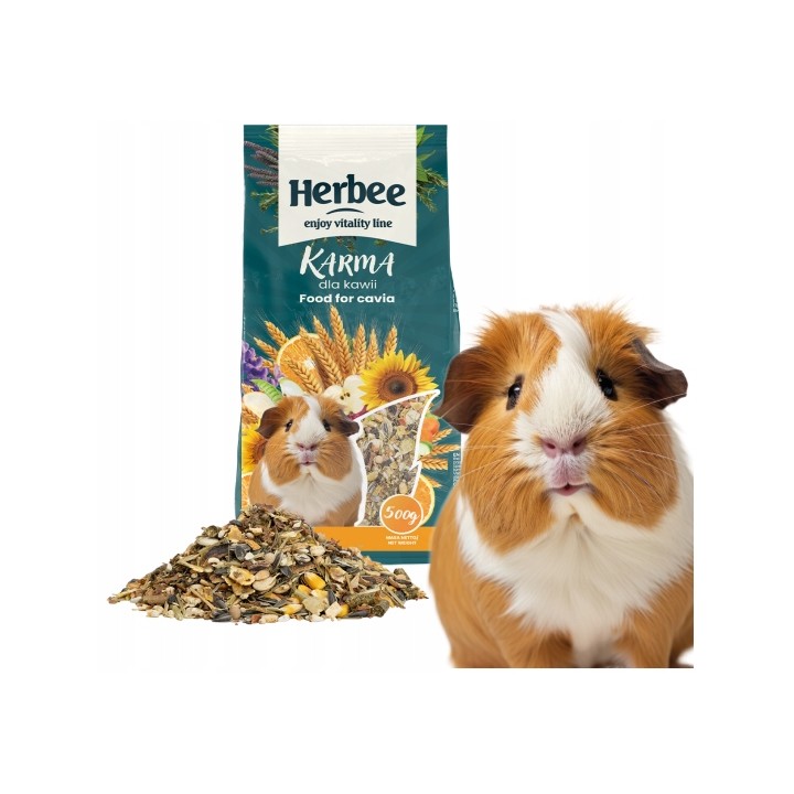 Karma dla kawi domowej 500g HERBEE