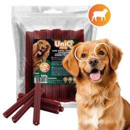 Przysmaki dentystyczne dla psa jagnięcina z glukozaminą 500g Uniq Pets