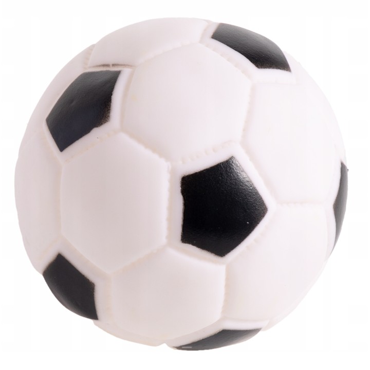 UNIQ PETS zabawka piłka dla psa football biała 8,5cm