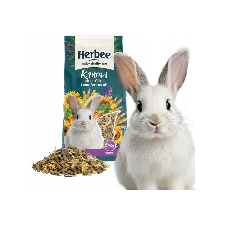 Karma krolik 500g HERBEE