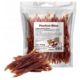 PAWFECT BITES stripsy z kaczki przysmaki dla psa 500g