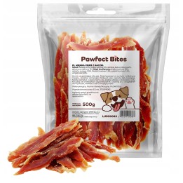 PAWFECT BITES smakołyk dla psa miękka piers z kaczki 500g