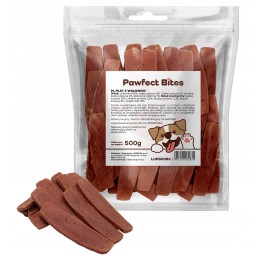 PAWFECT BITES przysmaki dla psa Filet z wołowiny 500g