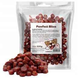 PAWFECT BITES przysmak dla psa ciasteczka kaczka 500g