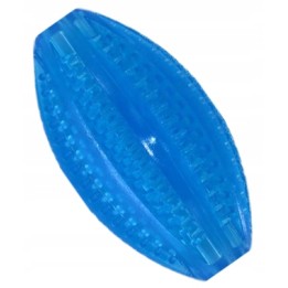 UNIQ PETS zabawka dla psa piłka TPR rugby dental na przysmaki o zapachu mięty 9cm