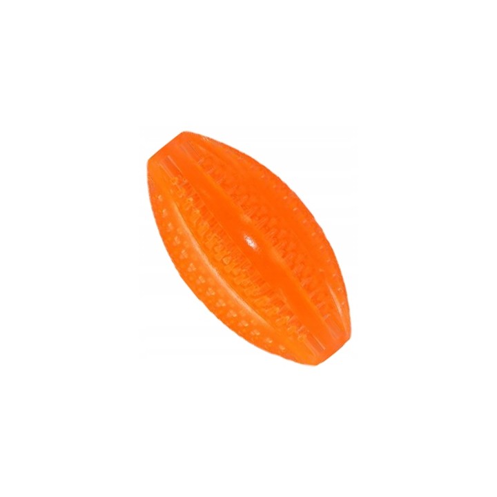 UNIQ PETS zabawka dla psa piłka TPR rugby dental na przysmaki o zapachu mięty 9cm