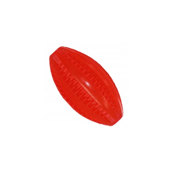 UNIQ PETS zabawka dla psa piłka TPR rugby dental na przysmaki o zapachu mięty 9cm