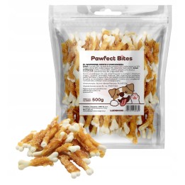 PAWFECT BITES kostki wapienne dla psa z kurczakiem 500g