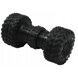 UNIQ PETS zabawka dla psa hantel z oponami z piszczałką 15cm