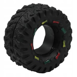 UNIQ PETS zabawka dla psa winylowa opona z wzorem z piszczałką 8,5cm